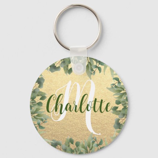 Monogram Name für Nichte Weihnachtsgeschenk der Ta Schlüsselanhänger (Vorderseite)