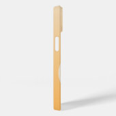 MONOGRAM NAME GOLD CREAM PFLANZE FOLIATIONSKREIS Case-Mate iPhone HÜLLE (Rückseite / Rechts)