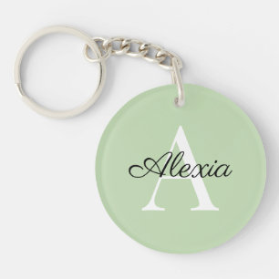 Monogram Name Initial Bridesmaid Akryllischer Schl Schlüsselanhänger