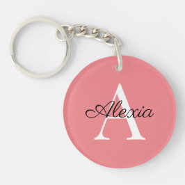 Monogram Name Initial Bridesmaid Akryllischer Schl Schlüsselanhänger