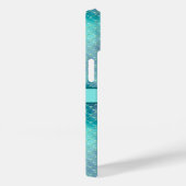Monogram Name Initial Mermaid Blue Lila Green Case-Mate iPhone Hülle (Rückseite / Rechts)