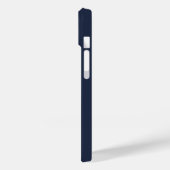 Monogram Name Navy Blue 6 Foto Collage Case-Mate iPhone Hülle (Rückseite / Links)