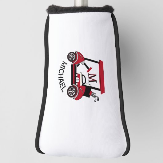 Monogram Name Putter Custom Cart Clubs Monogram Golf Headcover (Rotieren 90)