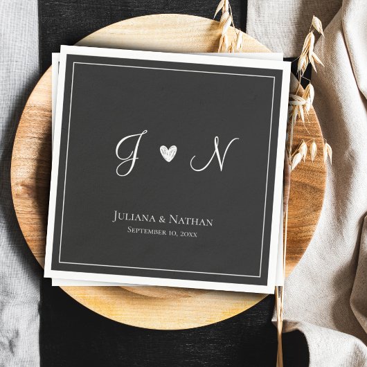 Monogram Name Serviette