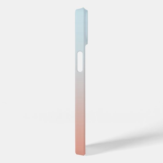 Monogram Name Simple Gradient Personalisiert Case-Mate iPhone Hülle (Rückseite / Rechts)