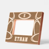 Monogram Name Wood hinzufügen Geätzte Rahmen (Links)