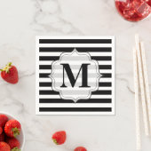 Monogram Napkins Serviette (Beispiel)
