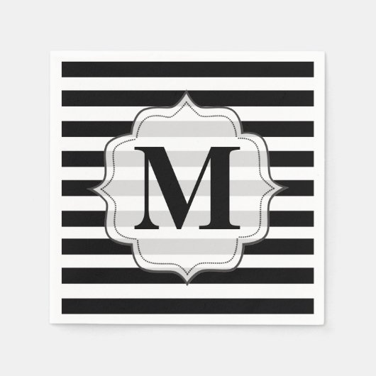 Monogram Napkins Serviette (Vorderseite)