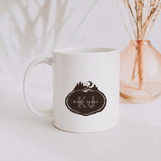 Monogram Nature Stamp | Custom Name Kaffeetasse
