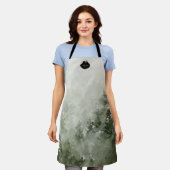 Monogram Nature Stamp | Custom Name Schürze (Getragen)