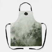 Monogram Nature Stamp | Custom Name Schürze (Vorderseite)