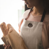 Monogram Nature Stamp | Custom Name Schürze