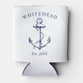 Monogram Nautic Anchor White Dosenkühler (Vorderseite)