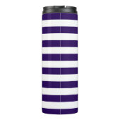Monogram Nautical Classic Navy Thermal Tumbler Thermosbecher (Rückseite)
