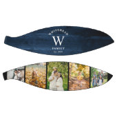 Monogram Navy Blue Wood 5 Foto Collage Basketball (Panele)