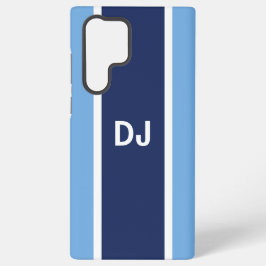 Monogram Navy Stripe MagSafe Tough Samsung Galaxy Hülle