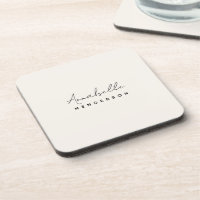 Monogram Neutral Modern Minimalist Stylish