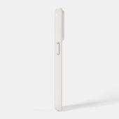 Monogram Neutral Modern Minimalist Stylish iPhone Hülle (Rechte Seite)