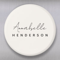 Monogram Neutral Modern Minimalist Stylish