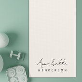 Monogram Neutral Modern Minimalist Stylish Yogamatte