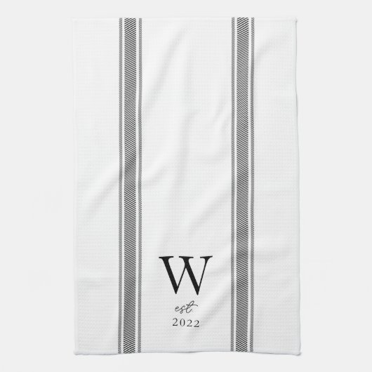 Monogram, New Kittuch Geschirrtuch (Vertikal)