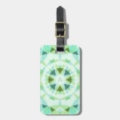 Monogram Niedlich Blue Hübsch Green Magic Star Gir Gepäckanhänger (Vorderseite vertikal)