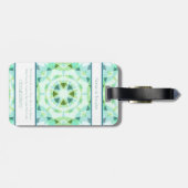 Monogram Niedlich Blue Hübsch Green Magic Star Gir Gepäckanhänger (Rückseite horizontal)