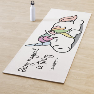 Monogram Niedlich Funny Unicorn Yogamatte