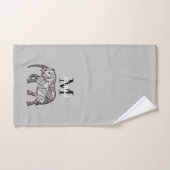Monogram Niedlich Graphics Elephant Personalisiert Badhandtuch Set (Handtuch)