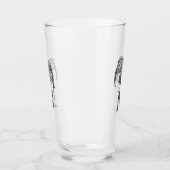 Monogram Niedlich Graphics Elephant Personalisiert Glas (Links)