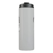 Monogram Niedlich Graphics Elephant Personalisiert Thermosbecher (Vorderseite)