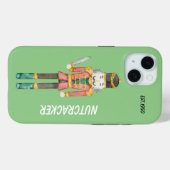 Monogram Niedlich Greenery Case-Mate iPhone Hülle (Rückseite (Horizontal))