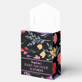 Monogram Niedlich Pattern Baby Dusche Geschenkschachtel (Geöffnet)