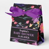 Monogram Niedlich Pattern Baby Dusche Geschenkschachtel (Vorderseite)