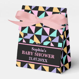 Monogram Niedlich Pattern Baby Dusche Geschenkschachtel