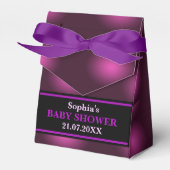 Monogram Niedlich Pattern Baby Dusche Geschenkschachtel (Vorderseite)