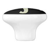 Monogram Niedlich Pirate Skull Crossbones Cabinet Keramikknauf (Seitenansicht)