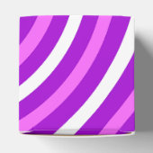 Monogram Niedlich Stripe Babydusche Geschenkschachtel (Oben)