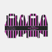 Monogram Niedlich Stripe Babydusche Geschenkschachtel (Ungefaltet)