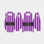 Monogram Niedlich Stripe Babydusche Geschenkschachtel (Ungefaltet)