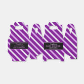 Monogram Niedlich Stripe Babydusche Geschenkschachtel (Ungefaltet)