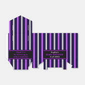 Monogram Niedlich Stripe Babydusche Geschenkschachtel (Ungefaltet)