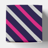 Monogram Niedlich Stripe Babydusche Geschenkschachtel (Oben)