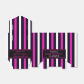 Monogram Niedlich Stripe Babydusche Geschenkschachtel (Ungefaltet)