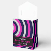 Monogram Niedlich Stripe Babydusche Geschenkschachtel (Geöffnet)