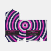 Monogram Niedlich Stripe Babydusche Geschenkschachtel (Ungefaltet)