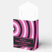 Monogram Niedlich Stripe Babydusche Geschenkschachtel (Geöffnet)