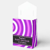 Monogram Niedlich Stripe Babydusche Geschenkschachtel (Geöffnet)