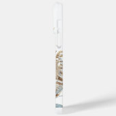 Monogram Niedlich Woodland Fox Aquarell Floral Nam Case-Mate iPhone Hülle (Rückseite / Links)