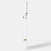 Monogram Niedlich Woodland Fox Aquarell Floral Nam Case-Mate iPhone Hülle (Rückseite / Rechts)